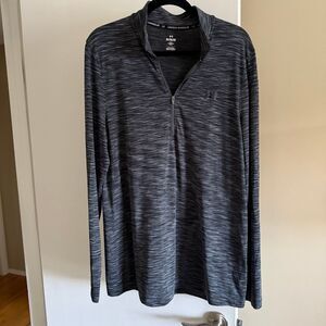 Under Armour Seamless Quarter Zip Fitted Long Sleeve Top Shirt Style 1359875 XL